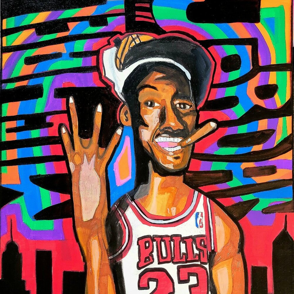 Original Michael Jordan canvas